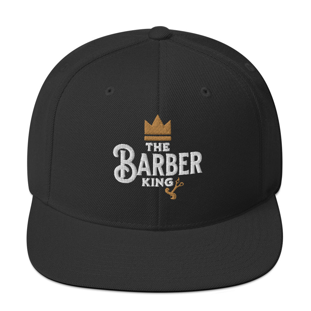 The Barber King Snapback Hat