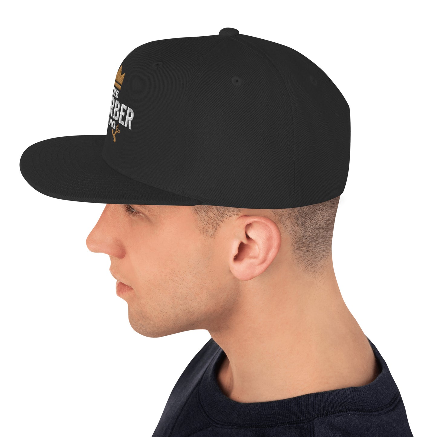 The Barber King Snapback Hat