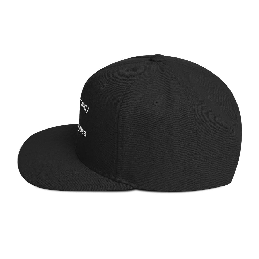 Spray away Hairpocalypse Snapback Hat