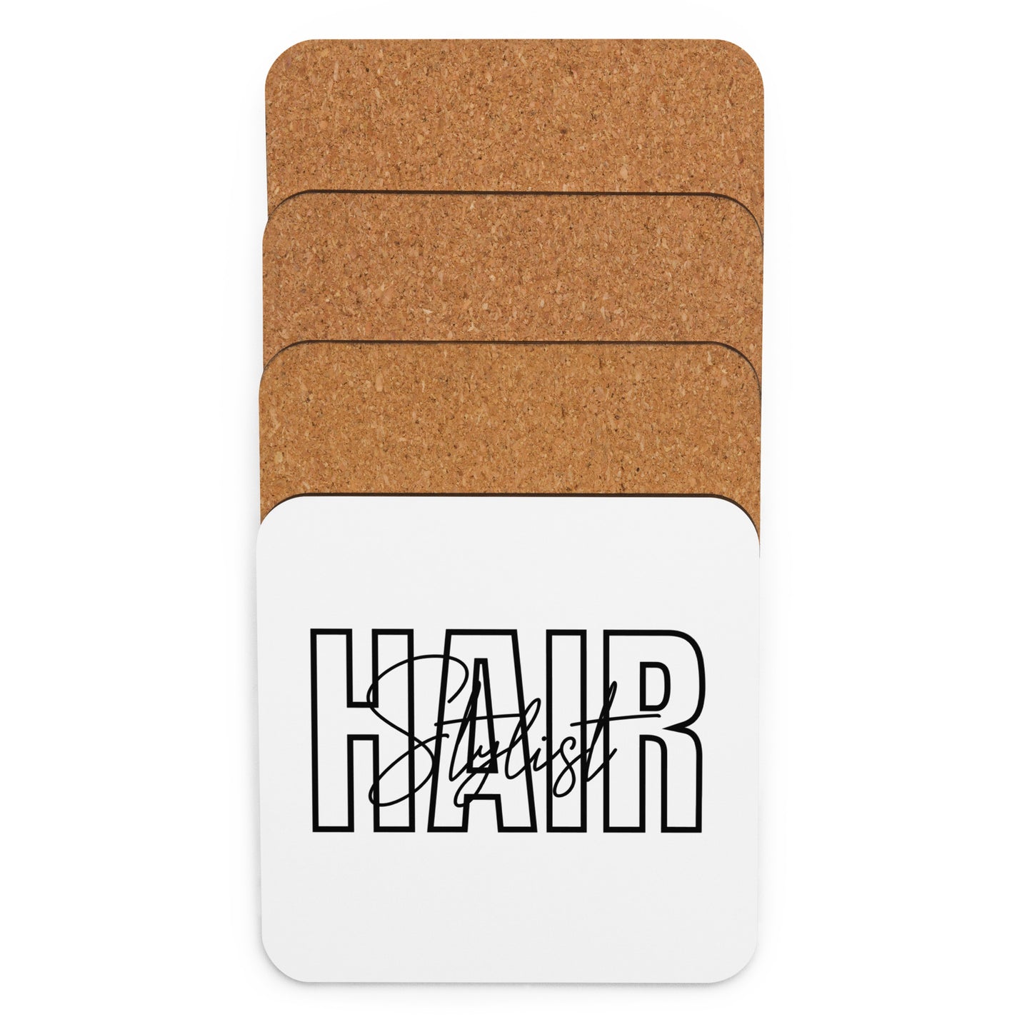 HAIR Stylist Cork-back coaster