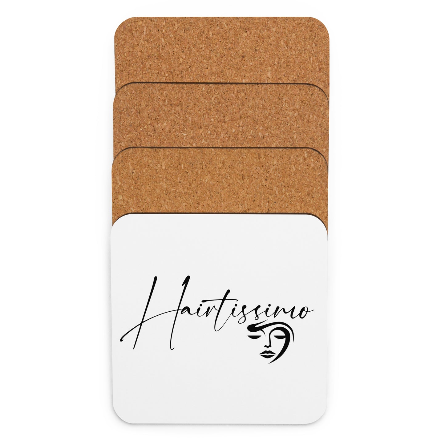 Hairtissimo Cork-back coaster