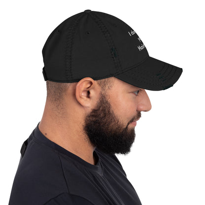 I don't like your Hairtitude Distressed Dad Hat