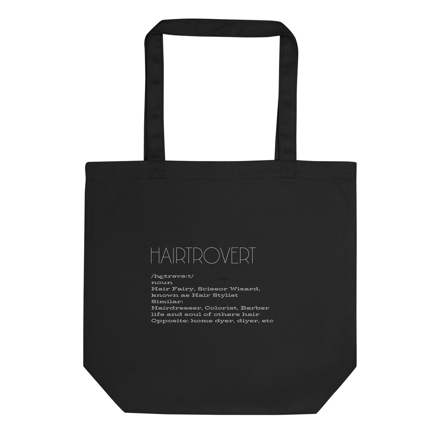 Hairtrovert Definition Eco Tote Bag