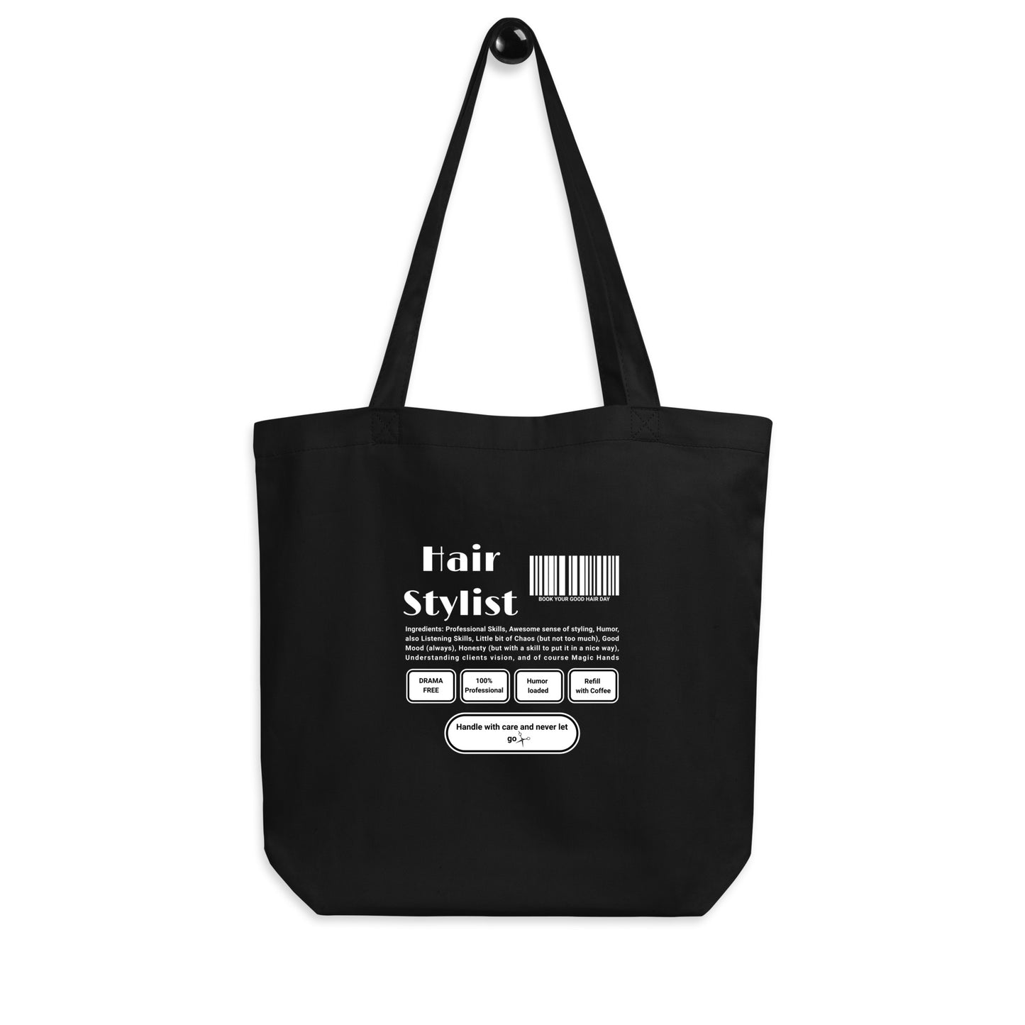 Hair Stylist Barcode Eco Tote Bag