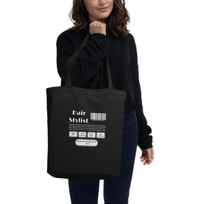 Hair Stylist Barcode Eco Tote Bag