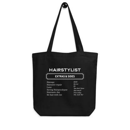 Hairstylist extras and sides Eco Tote Bag