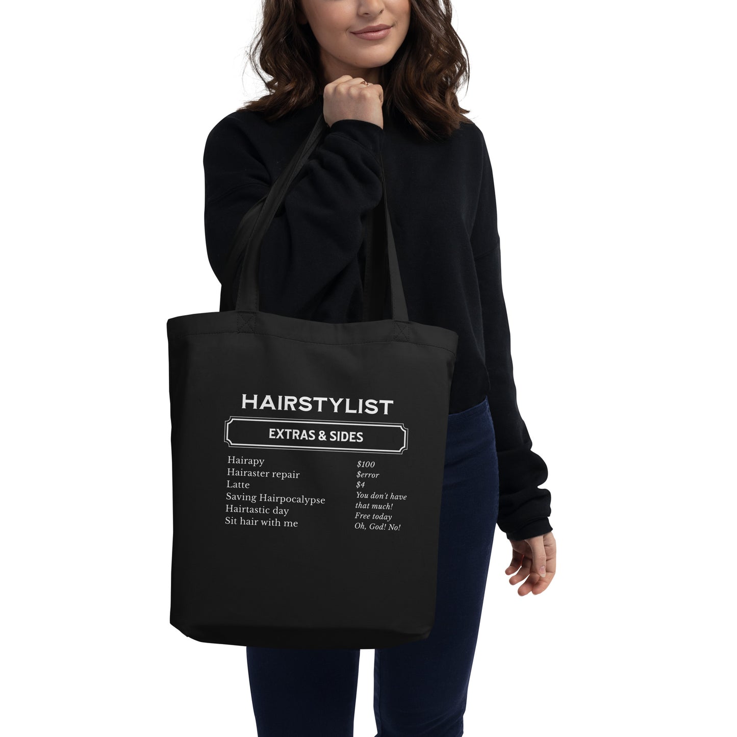 Hairstylist extras and sides Eco Tote Bag