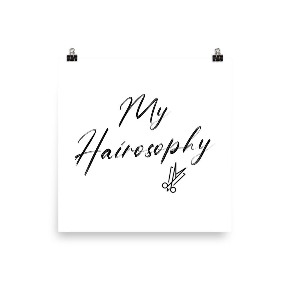 My Hairosophy Poster