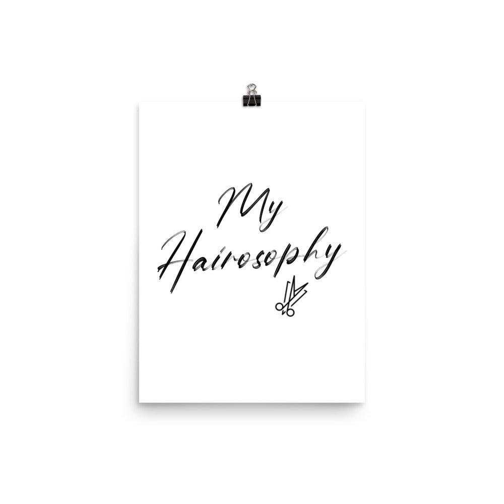 My Hairosophy Poster