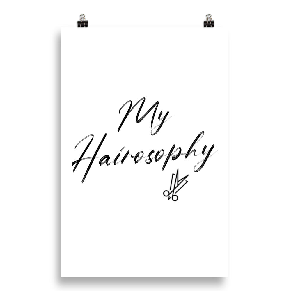 My Hairosophy Poster