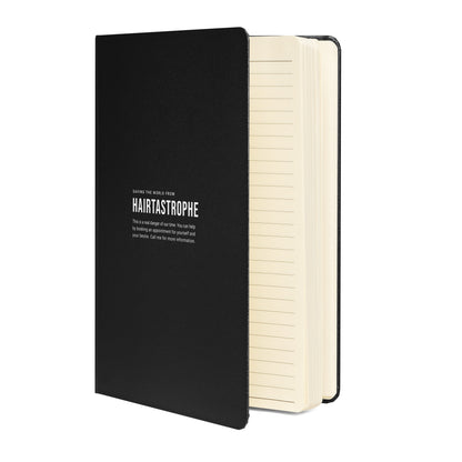 Saving The World From Hairtastrophe Hardcover bound notebook