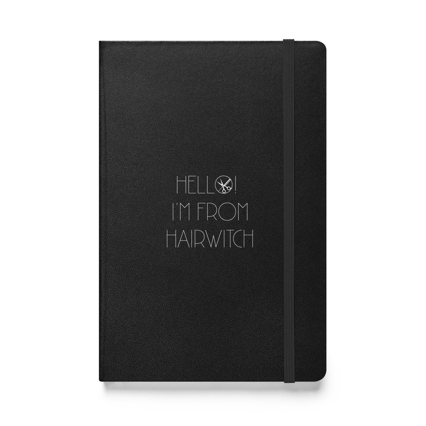 Hello! I'm From HAIRWITCH Hardcover bound notebook