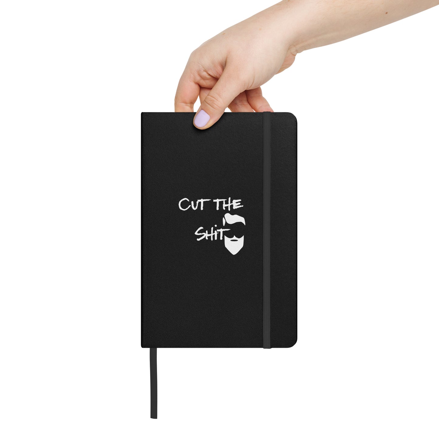 Cut The Shit Hardcover bound notebook