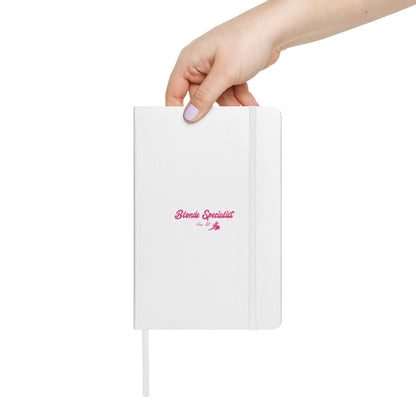 White Blonde Specialist Hardcover bound notebook