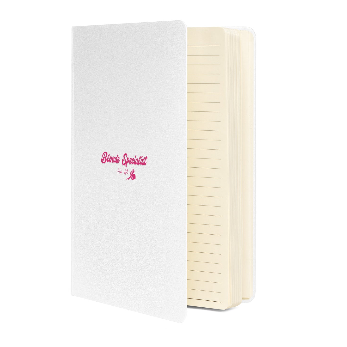 White Blonde Specialist Hardcover bound notebook