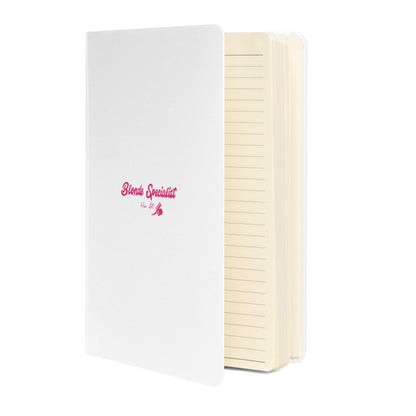 White Blonde Specialist Hardcover bound notebook