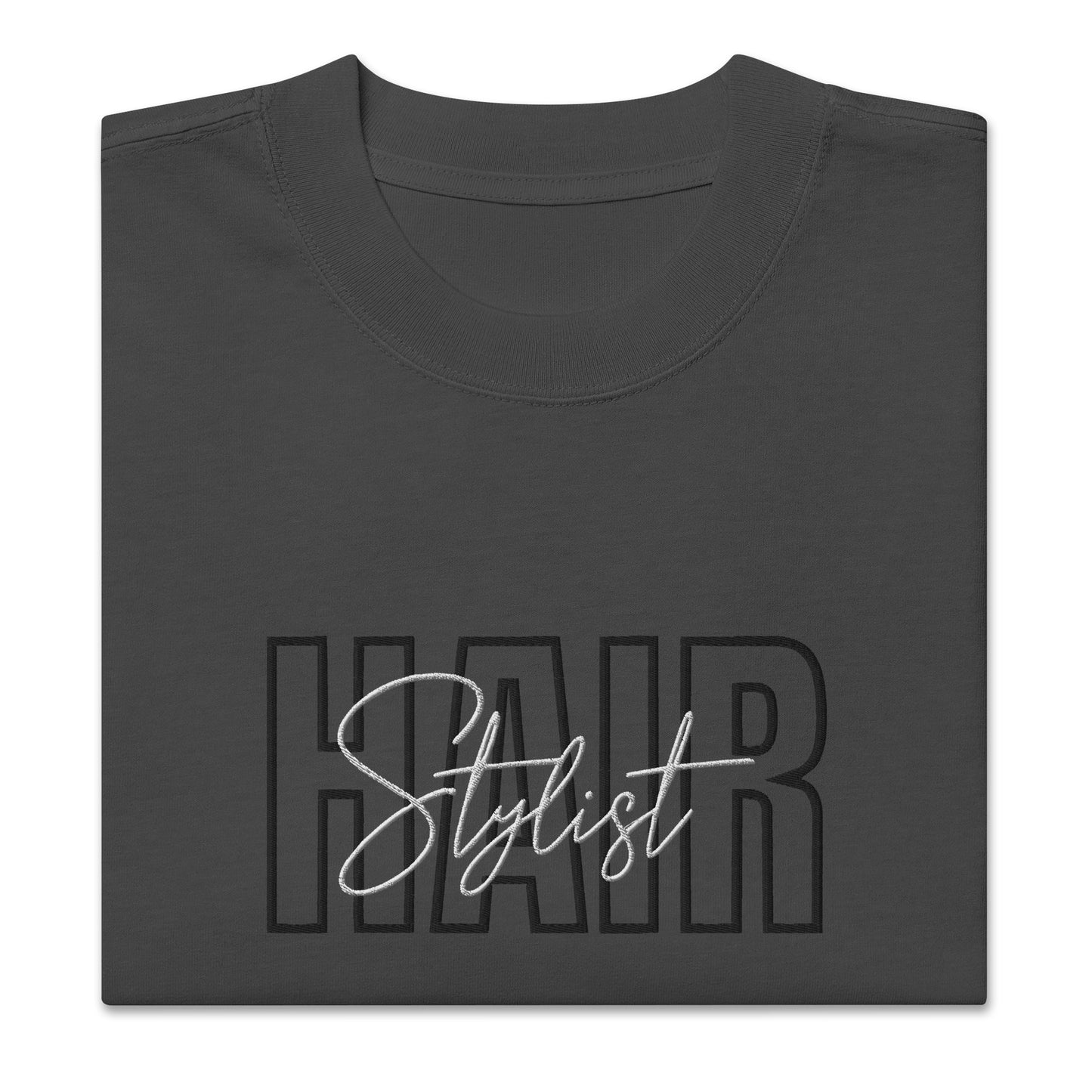 HAIR Stylist Oversized faded t-shirt