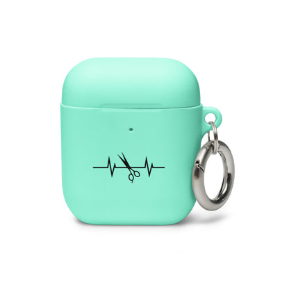 Hairstylist Heartbeats Rubber Case for AirPods®