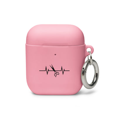 Hairstylist Heartbeats Rubber Case for AirPods®