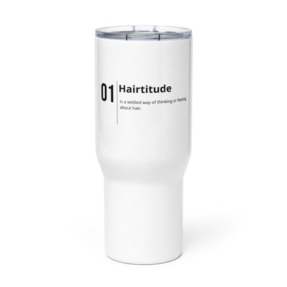 Hairtitude Travel mug with a handle