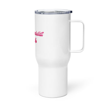 Blonde Specialist Travel mug with a handle