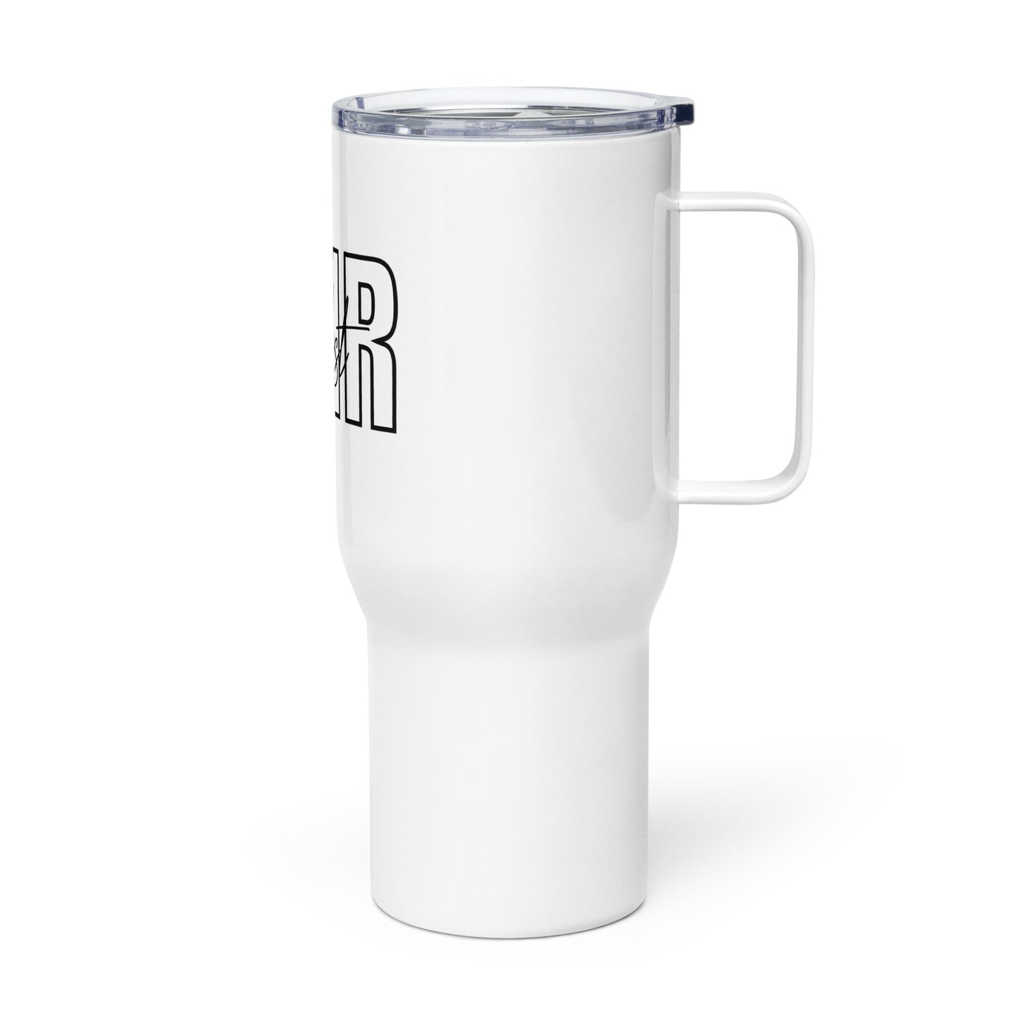 HAIR Stylist Travel mug with a handle