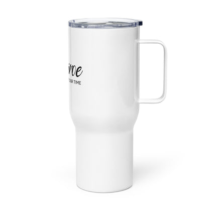 The Real Hairoe Of Our Time. Travel mug with a handle