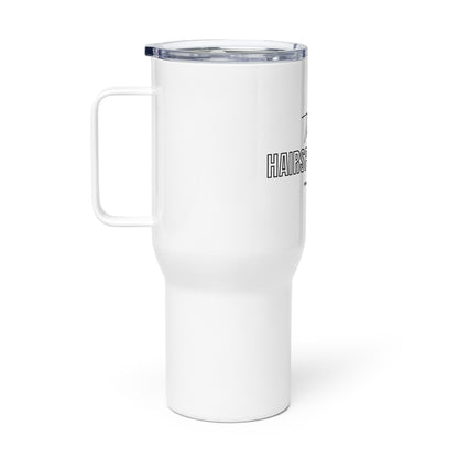 Hairsplanation For Everything Travel mug with a handle