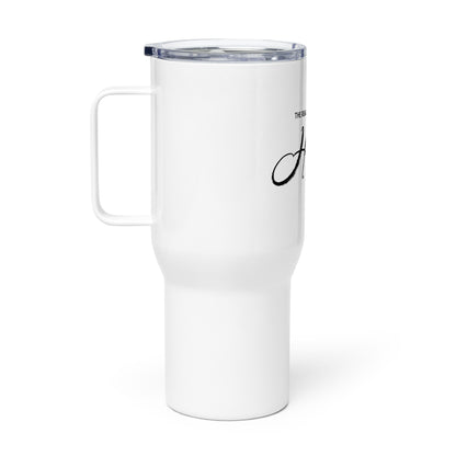 The Real Hairoe Of Our Time. Travel mug with a handle