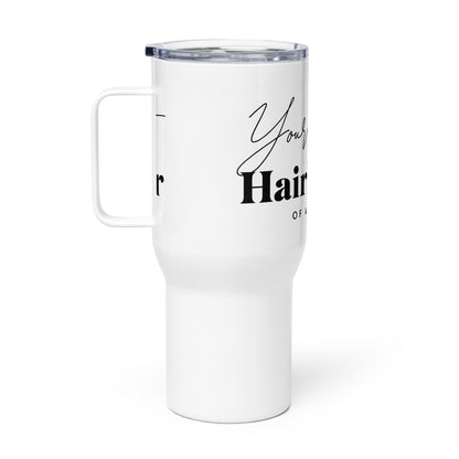 Your biggest Hairleader of all times Travel mug with a handle