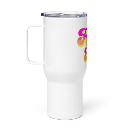 Hair Fixer Travel mug with a handle