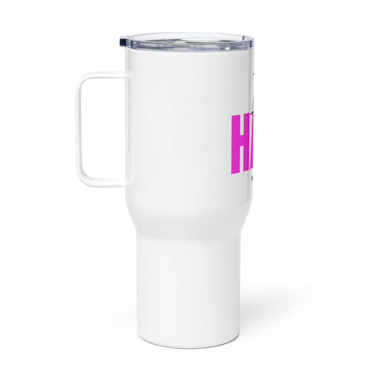 I do HAIR all day Travel mug with a handle