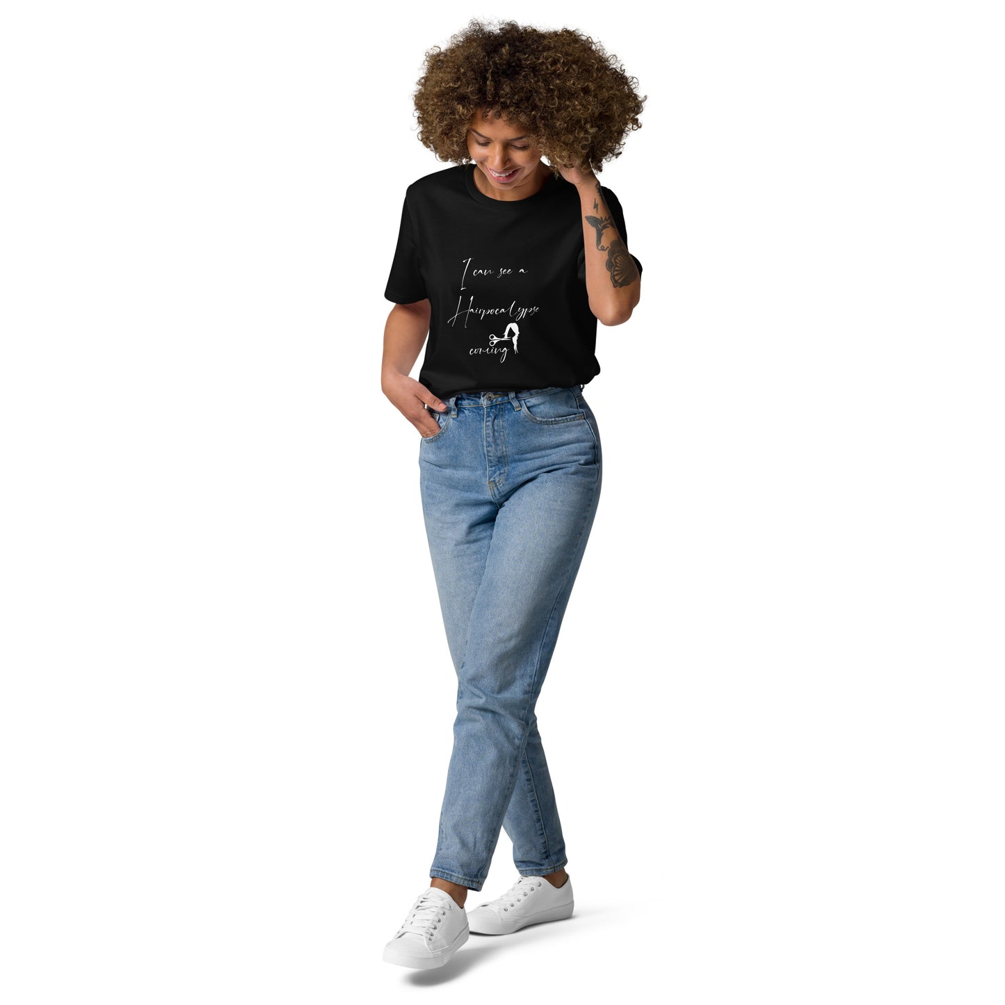 I can see a Hairpocalypse coming. Unisex organic cotton t-shirt