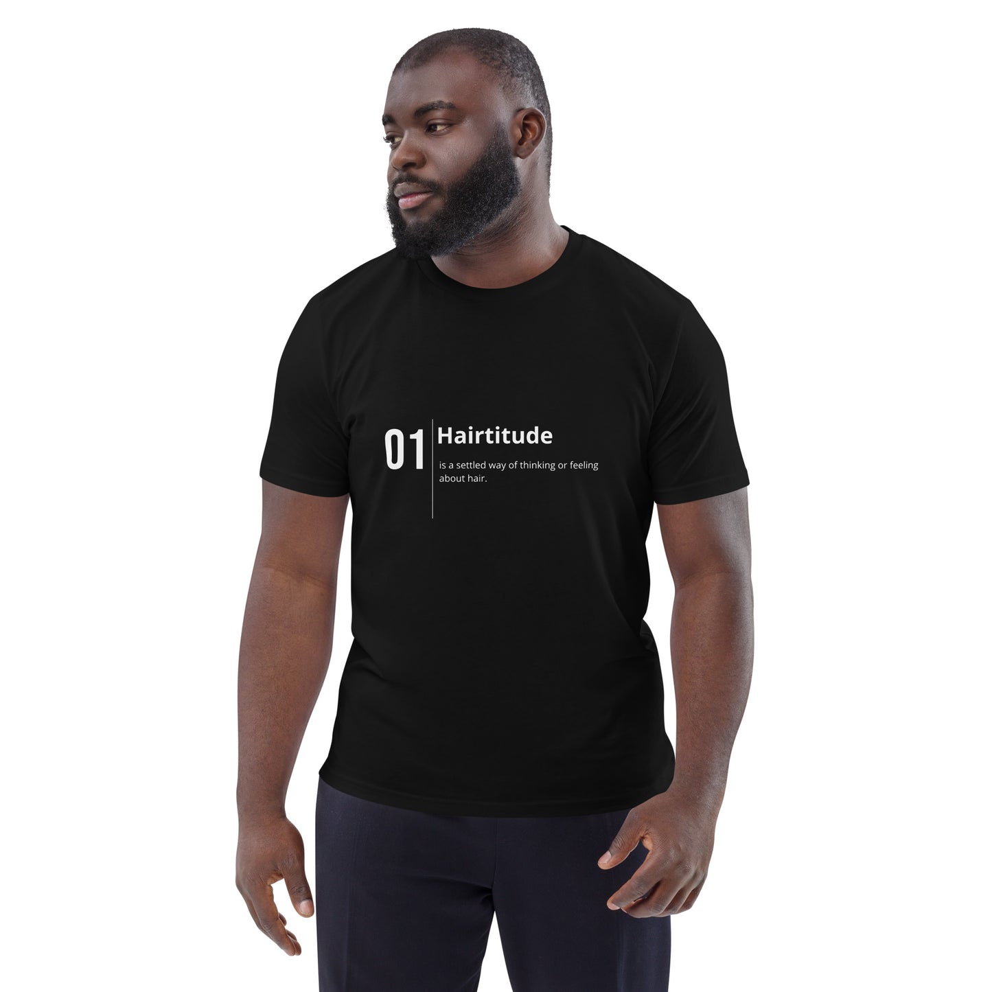 Hairtitude. Unisex organic cotton t-shirt