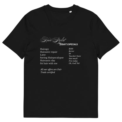 Hair Stylist Specials Unisex organic cotton t-shirt