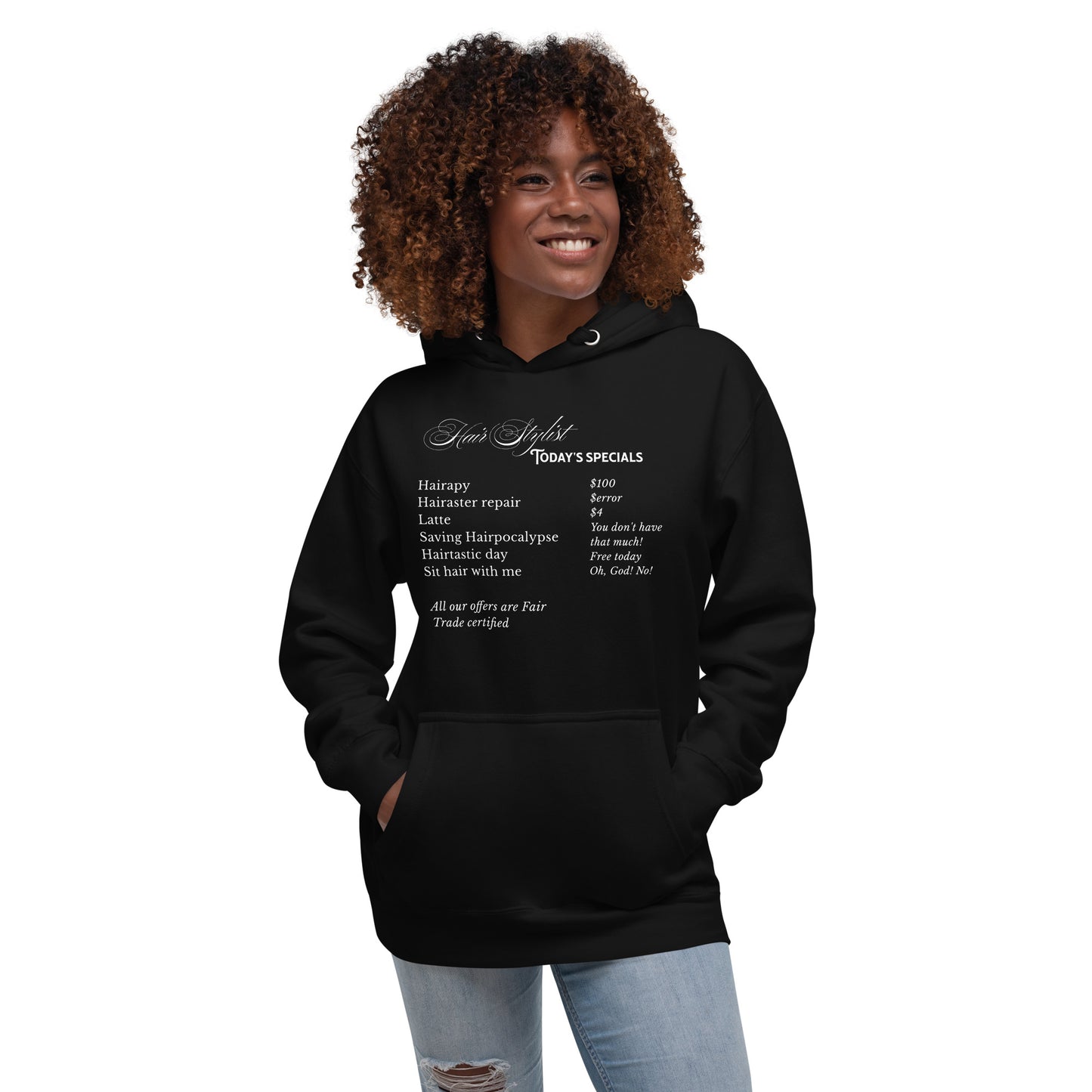 Hair Stylist Specials Unisex Hoodie